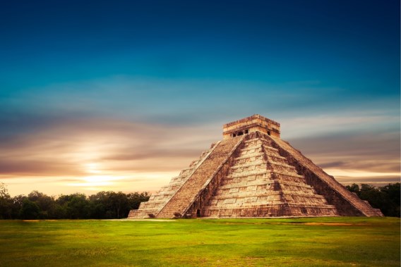 Mexicaanse piramide opgebouwd…